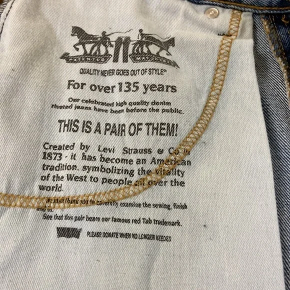LEVI 550,VINTAGE,MEN BLUE JEANS, SIZE-32 29. - Picture 12 of 14